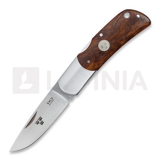 Fällkniven TK3 Tre Kronor - 3G - Desert Ironwood foldekniv FNTK3IC3G