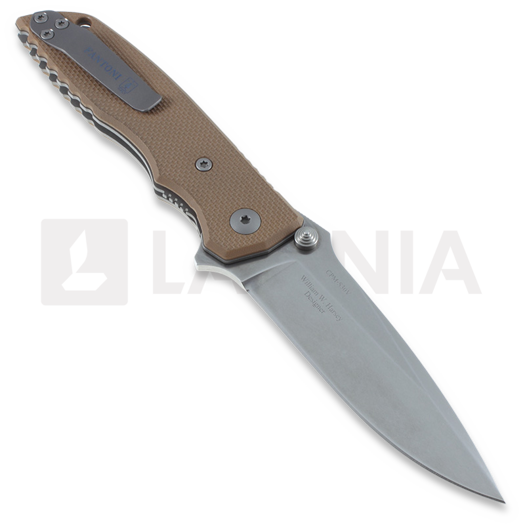 Fantoni HB 01 k&auml;&auml;nt&ouml;veitsi, ruskea