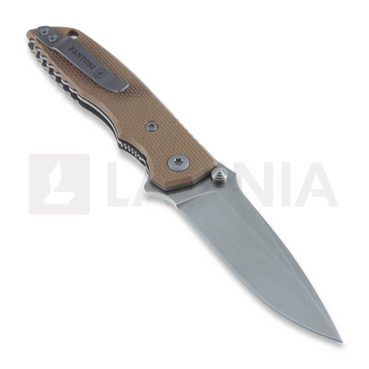 Fantoni HB 02 sulankstomas peilis, ruda
