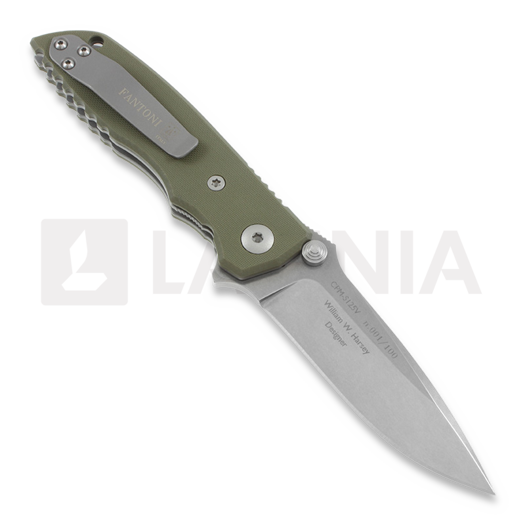 Fantoni HB 03 S125V Limited Edition sulankstomas peilis, ranger green