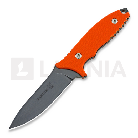 Cuțit Fantoni HB Fixed PVD, portocaliu