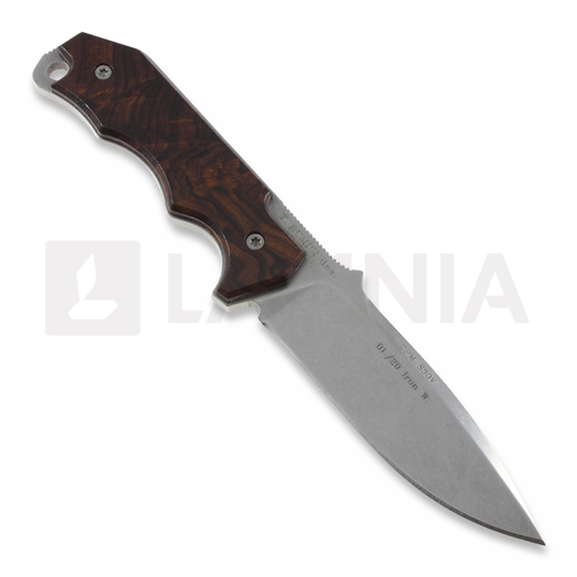 Fantoni HIDE fixed 刀, Iron wood