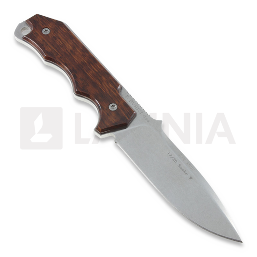 Fantoni HIDE Fixed kniv, snake wood scales