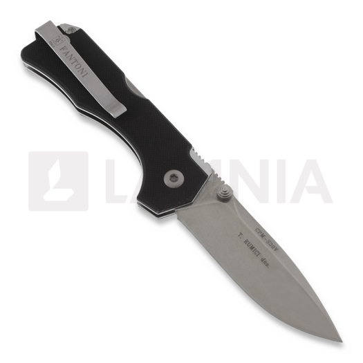 Fantoni HIDE G-10 sulankstomas peilis, juoda