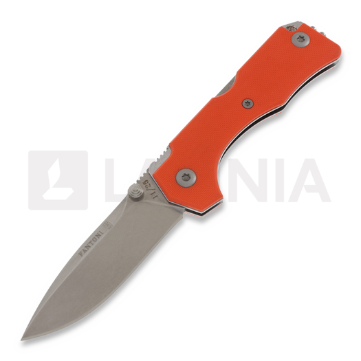 Fantoni HIDE G-10 sulankstomas peilis, oranžinėnge