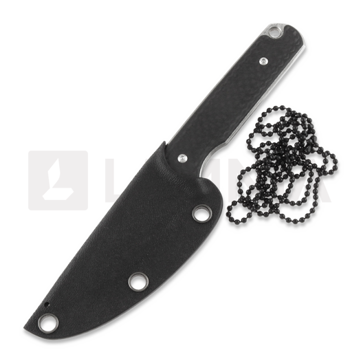 Ferrum Forge Lackey Damascus kniv, carbon fiber