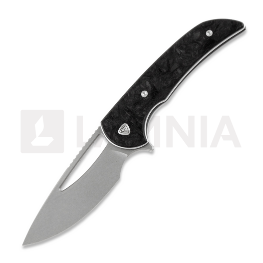 Nóż składany Ferrum Forge Mini Archbishop, marble carbon fiber