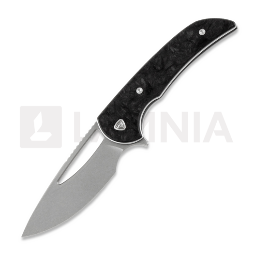 Ferrum Forge Mini Archbishop sulankstomas peilis, marble carbon fiber