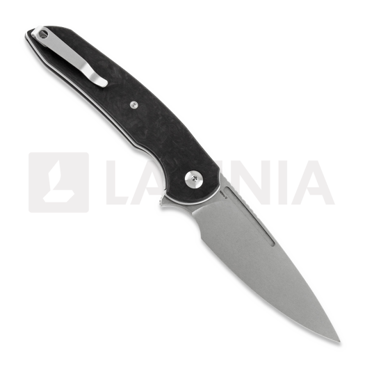 Zav&iacute;rac&iacute; nůž Ferrum Forge Stinger, marbled carbon fiber