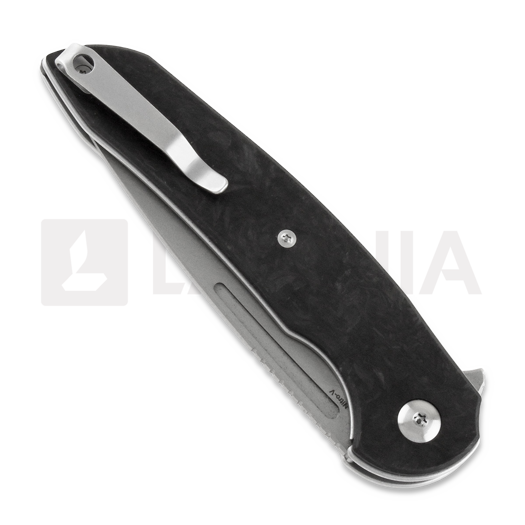 Zav&iacute;rac&iacute; nůž Ferrum Forge Stinger, marbled carbon fiber