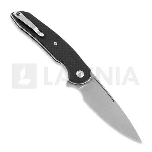 Ferrum Forge Stinger sulankstomas peilis, weave carbon fiber