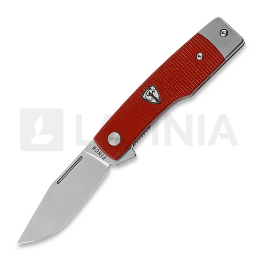 Finch Hatfield Canyon Red Micarta folding knife HT404