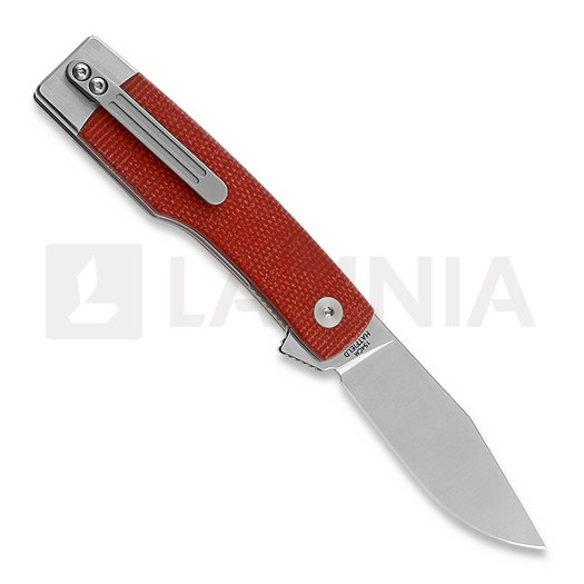 Finch Hatfield Canyon Red Micarta sulankstomas peilis HT404
