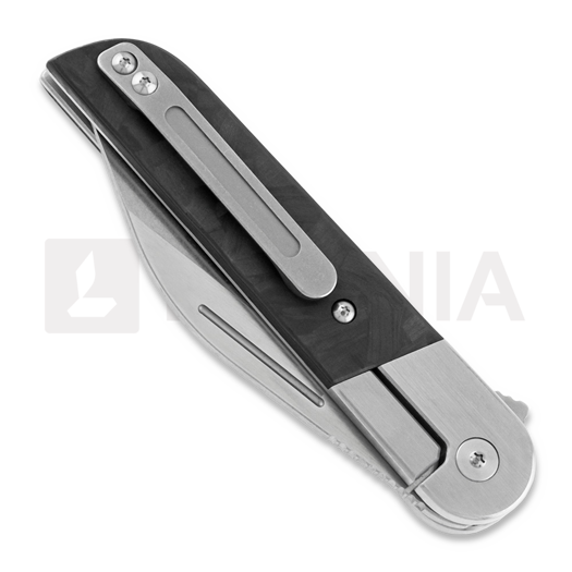 Finch Reciprocity Shredded Carbon Fiber sulankstomas peilis RP110