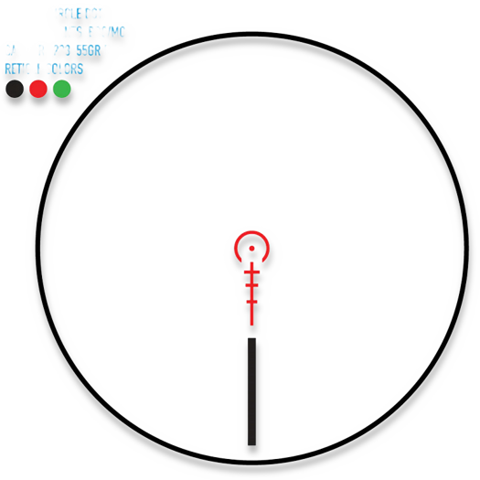 FireField RapidStrike 1-6x24 Circle Dot IP67 望远镜瞄准器