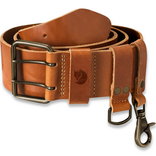 Fjällräven Equipment Belt, leather cognac, 85 cm
