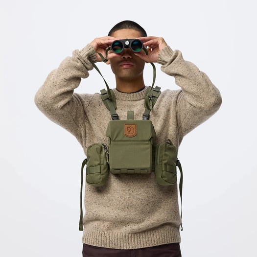 Mugursoma Fjällräven Lappland Bino Harness, green