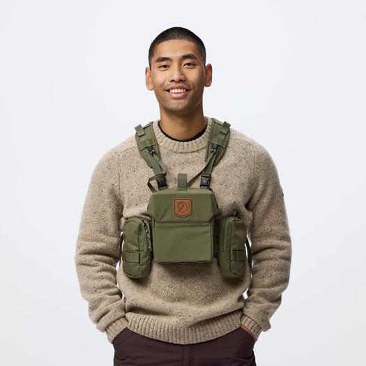 Mugursoma Fjällräven Lappland Bino Harness, green