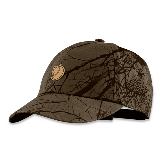 Каскет Fjällräven Lappland Camo Cap, dark olive camo
