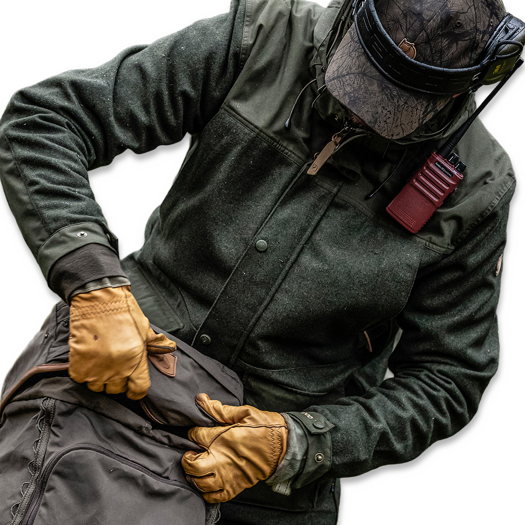 Fj&auml;llr&auml;ven Lappland Camo Cap כובע מצחייה, dark olive camo