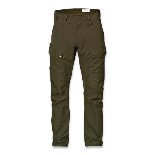 Fjällräven Lappland Hybrid housut M, dark olive