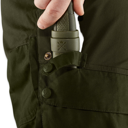 Fj&auml;llr&auml;ven Lappland Hybrid Trousers M, dark olive