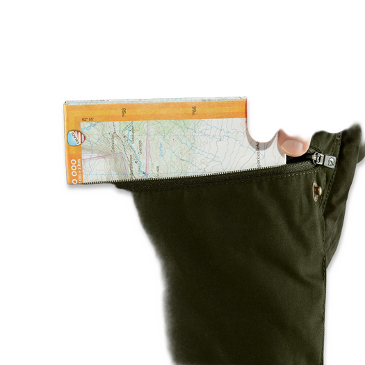 Fj&auml;llr&auml;ven Lappland Hybrid Trousers M, dark olive