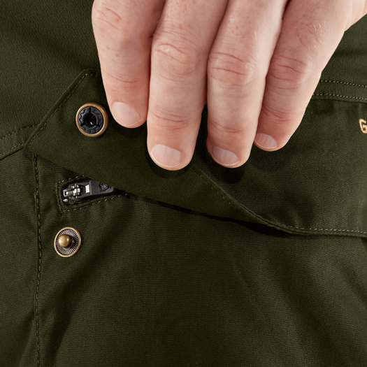 Fjällräven Lappland Hybrid Trousers M, dark olive
