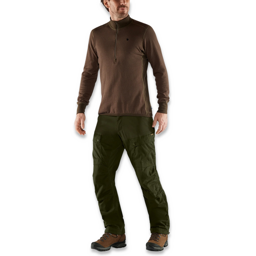 Fjällräven Lappland Hybrid Trousers M, deep forest, 52