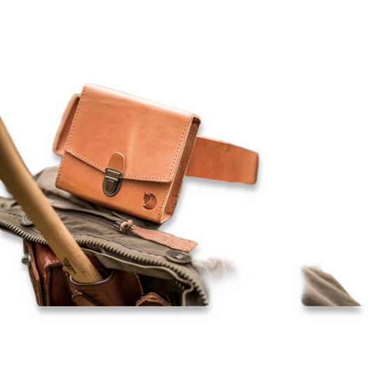 Fjällräven Singi Bino Bag, leather cognac