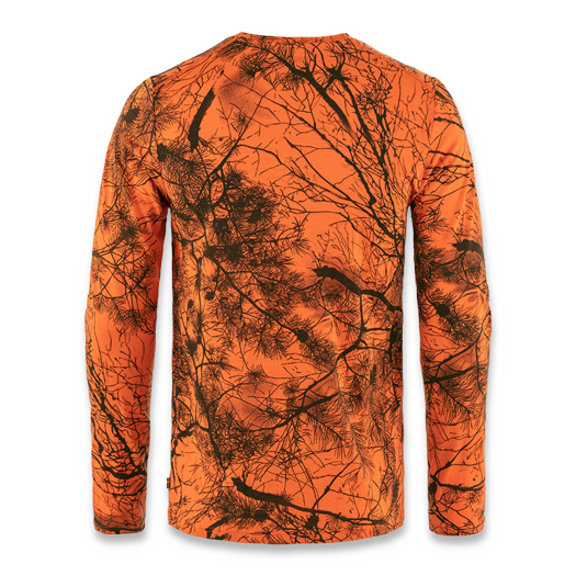 Fjällräven Värmland Wool LS M, Orange Multi Camo