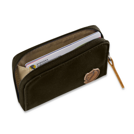 Fj&auml;llr&auml;ven Zip Card Holder, dark olive