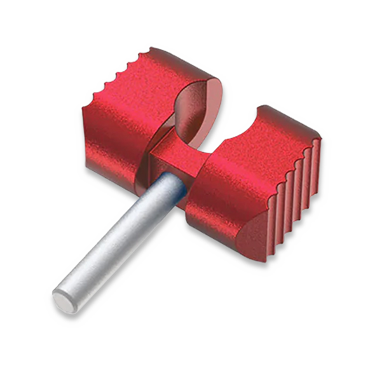 Flytanium Aluminum Ball Cage Lock for Spyderco Manix 2 Knife Red