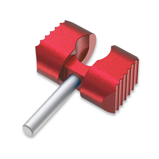 Flytanium Aluminum Ball Cage Lock for Spyderco Manix 2 Knife Red