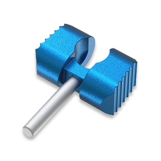 Flytanium Aluminum Ball Cage Lock for Spyderco Manix 2 - Solar Blue