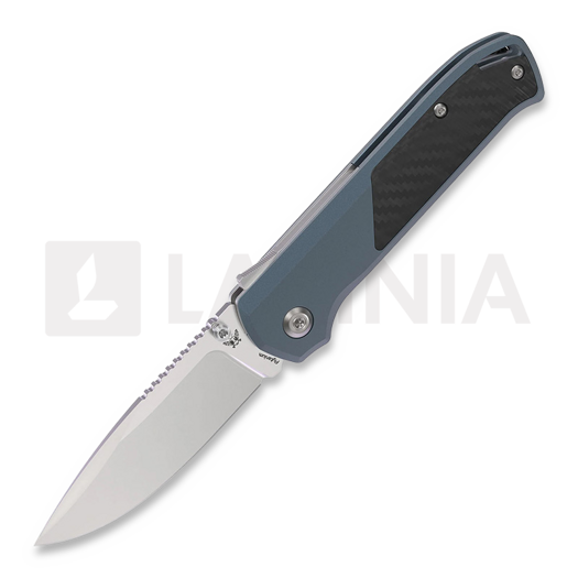 Flytanium Arcade - Blue Carbon - Stonewash 折り畳みナイフ