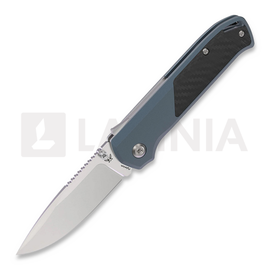 Flytanium Arcade - Blue Carbon - Stonewash 折り畳みナイフ