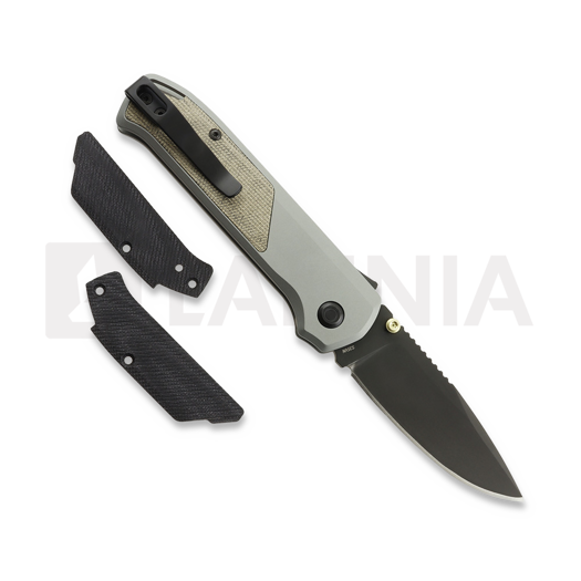 Coltello pieghevole Flytanium Arcade - Gunmetal Micarta - Black