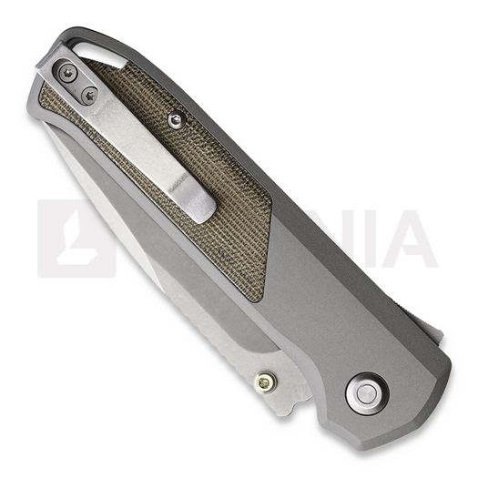 Coltello pieghevole Flytanium Arcade - Gunmetal Micarta - Stonewash