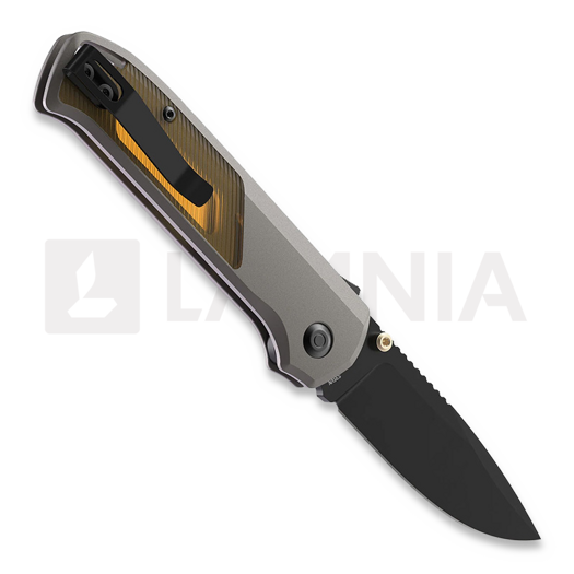 Flytanium Arcade - Gunmetal Ultem - Black DLC kääntöveitsi