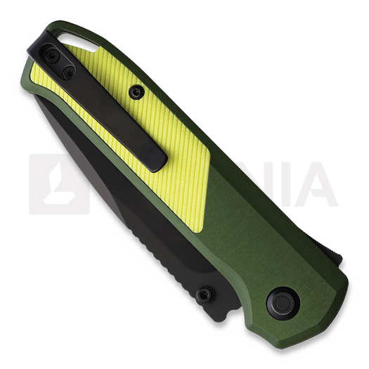 Flytanium Arcade - Olive Drab - Black folding knife