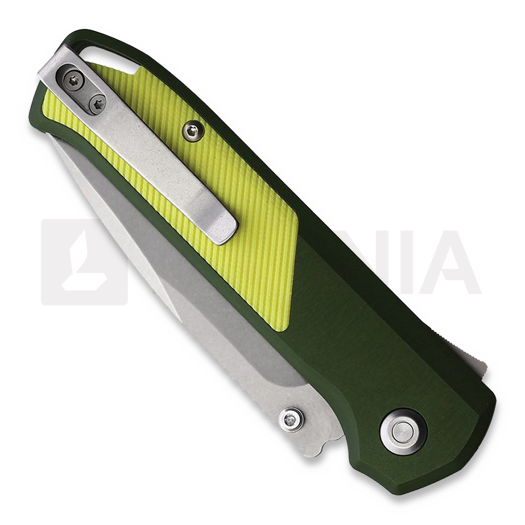 Flytanium Arcade - Olive Drab - Stonewash folding knife