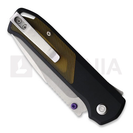 Flytanium Arcade - Void Black - Stonewash folding knife