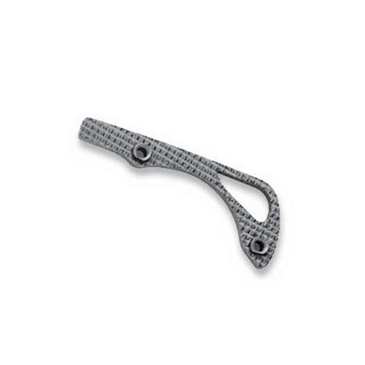 Flytanium Black Canvas Micarta Backspacer for Benchmade MINI Bugout
