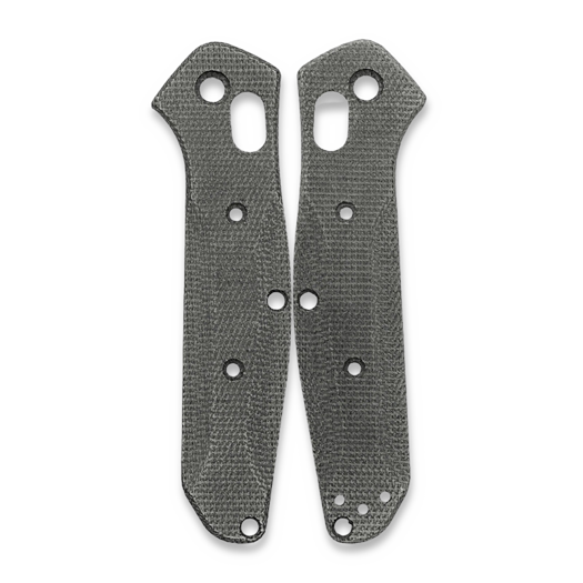 Flytanium Black Canvas Micarta Scales for Benchmade Mini Osborne 945