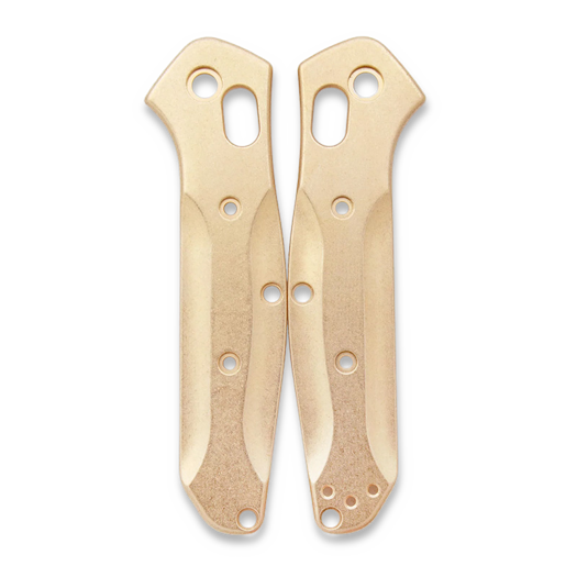 Flytanium Brass Scales for Benchmade Mini Osborne 945 - Stonewash