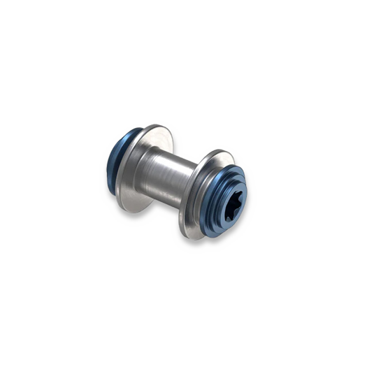 Flytanium Bugout and Mini Bugout Axis Lock Bar Steel/Titanium Blue