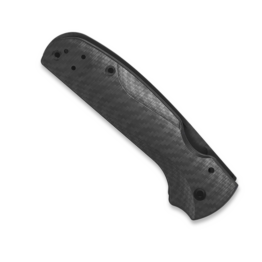 Flytanium Carbon Fiber Lotus Scales for Spyderco Shaman - Basket Weave handle scales