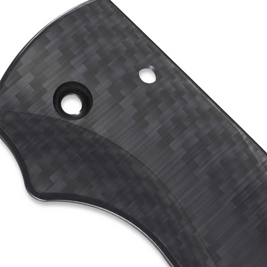 Flytanium Carbon Fiber Lotus Scales for Spyderco Shaman - Basket Weave kahvapalat