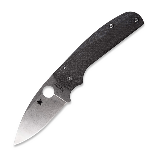 Flytanium Carbon Fiber Lotus Scales for Spyderco Shaman - Basket Weave handle scales